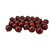 32ct Burgundy Red Shatterproof Shiny Christmas Ball Ornaments 3.25" (82mm) - IMAGE 1