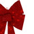 30" LED Lighted Red Tinsel Bow Christmas Decoration - IMAGE 3