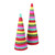 Tiered Paper Christmas Cone Trees - 16'' - Multicolor - Set of 2 - IMAGE 3