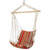 21" x 34" Red and Yellow Striped Hammock Chair with Padding and Wooden Bar - IMAGE 4