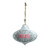 14" Silver and Red 'Believe' Onion Wall Hanging Christmas Ornament - IMAGE 1