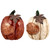 7.75" Be Joyful and Be Thankful Thanksgiving Pumpkin Decorations - Set of 2