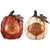 Fall Harvest "Be Joyful" "Be Thankful" Pumpkin Decorations - 7.75" - Set of 2 - IMAGE 2