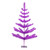 3' Medium Purple Tinsel Twig Artificial Christmas Tree - Unlit - IMAGE 1