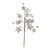 24" White Glittered Sparkling Stars Artificial Christmas Spray - IMAGE 1