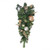 32" Green and Rose Gold Ball Ornament Pine Artificial Christmas Teardrop Swag - Unlit - IMAGE 1