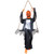 Animated Swinging Pumpkin Man Halloween Decoration - 30" - IMAGE 2