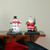 Set of 2 Santa and Snowman Christmas Stocking Holders 5.5" - IMAGE 6