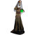 Lighted Fortune Telling Witch with Magic Ball Halloween Figure - 5.5' - IMAGE 3