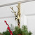 Reindeer Over the Door Christmas Wreath Hanger - 15.25" - Gold - IMAGE 2