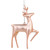 Shiny Reindeer Christmas Ornament - 4.75" - Rose Gold - IMAGE 4