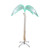 LED Rope Lighted Palm Tree Outdoor Decoration - 4.5' - Green and Clear Lights - IMAGE 2