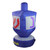 48" Blue and Gray Pre-Lit Inflatable Outdoor Hanukkah Dreidel - IMAGE 2