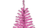 3.5' Pre-Lit Potted Flocked Pink Tinsel Artificial Christmas Tree - Clear Lights - IMAGE 1