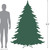 Real Touch™ Pre-Lit Artificial Medium Frosted Dunton Spruce Christmas Tree - 6.5' - Multi-Color Lights - IMAGE 3