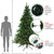 Real Touch™️ Pre-Lit Noble Fir Artificial Christmas Tree - 9' - Dual Color LED Lights - IMAGE 5