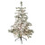 Real Touch™️ Pre-Lit Flocked Whistler Noble Fir Artificial Christmas Tree - 4.5' - Clear Lights - IMAGE 2