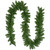 Pre-Lit Battery operated Whitmire Pine Christmas Garland - 9' x 10"  - Warm White LED Lights - IMAGE 1