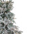 Real Touch™️ Pre-Lit Full Flocked Jasper Balsam Fir Artificial Christmas Tree - 6.5' - Clear Lights - IMAGE 3