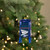 4.5" Shiny Blue Glittered Express Mail USPS Mailbox Glass Christmas Ornament - IMAGE 2