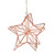 Rose Gold Geometric Star Christmas Ornament - IMAGE 2