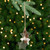 Burlap Star and Pine Cones Christmas Ornament - 11.75" - IMAGE 1