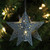 Lighted Polka-Dot 3-D Starburst Hanging Christmas Ornament - 5" - Gray - Clear - IMAGE 3