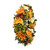 Autumn Orange and Green Chrysanthemum Artificial Thanksgiving Wreath - 19.5-Inch, Unlit - IMAGE 2