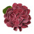 4.75" Clip-On Pink Camellia Flower with Leaf Christmas Ornament - IMAGE 1