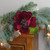 6.25" Red Heart Flower with Leaf Clip-On Christmas Ornament - IMAGE 3