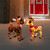 Lighted Rudolph and Clarice Outdoor Christmas Decorations - 32" - IMAGE 1