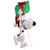 Lighted Peanuts Snoopy with Present Christmas Outdoor Yard Decoration - 32" - IMAGE 5