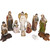11-Piece Green and White Religious Christmas Nativity Figurines Set - 19.5” - IMAGE 2