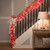 Pre-lit Flocked Artificial Christmas Garland - 9' x 12" - Pink - Clear Lights - IMAGE 3