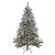 Pre-Lit Flocked Balsam Pine Artificial Christmas Tree - 7' - Clear Lights - IMAGE 2
