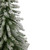 18" Potted Flocked Downswept Mini Village Pine Medium Artificial Christmas Tree - Unlit - IMAGE 4