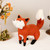 Plush Autumn Harvest Sitting Fox Figure - 15.75" - IMAGE 1