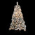 4.5' Pre-Lit Medium Flocked Winema Pine Artificial Christmas Tree - Clear Lights - IMAGE 6