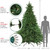 Real Touch™️ Pre-Lit Full Minnesota Balsam Fir Artificial Christmas Tree - 9' - Warm White LED - IMAGE 4
