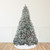 9' Pre-Lit Flocked Winema Pine Artificial Christmas Tree - Clear Lights - IMAGE 1