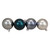 60ct Silver and Blue Shatterproof 3-Finish Christmas Ball Ornaments 2.5" (60mm) - IMAGE 3