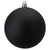 Matte Jet Black Shatterproof Christmas Ball Ornament 4" (100mm) - IMAGE 1