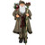 48" Olive Green Santa Claus with Gift Bag Standing Christmas Figure - IMAGE 1