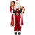 60" Traditional Santa Claus with Teddy Bear and Gift Bag Standing Christmas Figure - IMAGE 1