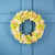 Hydrangea Artificial Floral Twig Wreath - 15" - Yellow - IMAGE 1