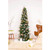 7.5' Pre-Lit Pre-Decorated Gold and Silver Artificial Christmas Tree – Clear LED Lights - IMAGE 5