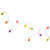 Sugared Ice Pop Indoor Outdoor Patio Light Set - Multicolor - 7.25' White Wire - 10ct - IMAGE 5