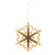 5.25" Brown Wooden Snowflake 3 Dimensional 6 Point Christmas Ornament - IMAGE 1