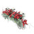 30" Red Frosted Berry and Pine Needle Christmas Candle Holder - IMAGE 2