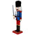 Christmas Nutcracker Soldier with Faux Fur Hat and Sword - 14" Red and Blue - IMAGE 4